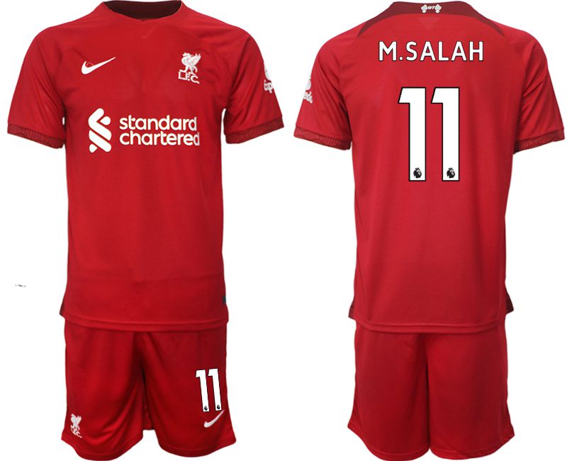 Men 2022-2023 Club Liverpool home red 11 Soccer Jersey